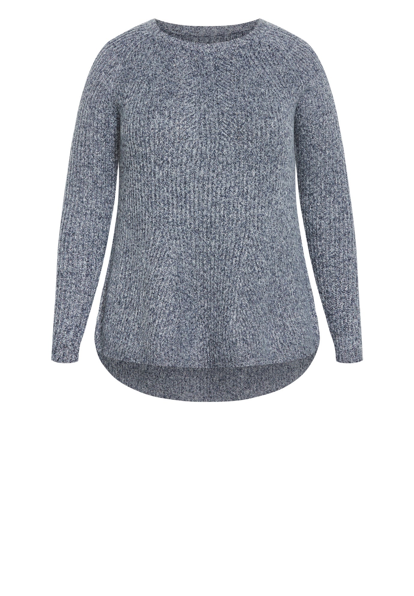 Tia Curved Hem Tunic Sweater image number 4