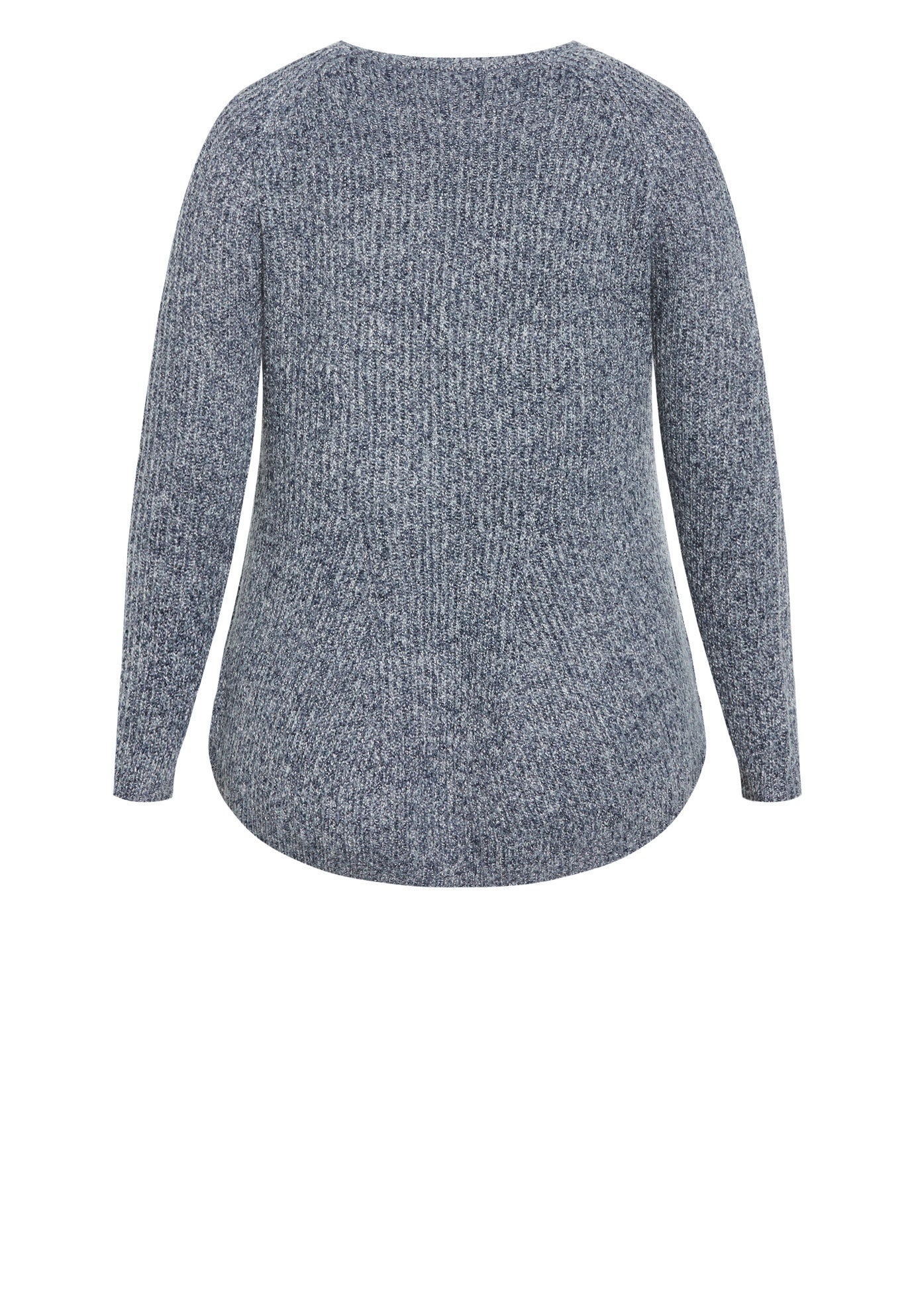 Tia Curved Hem Tunic Sweater image number 5