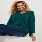 Cozy V-Neck Pullover Sweater image number null