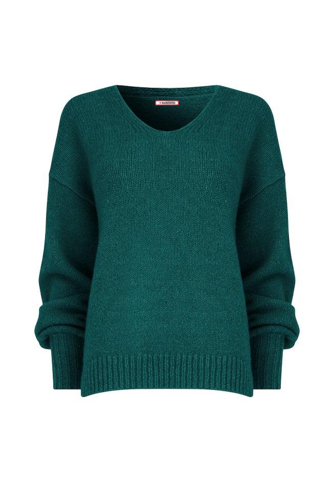 Cozy V-Neck Pullover Sweater image number 5