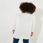Mockneck Rib Sweater image number null