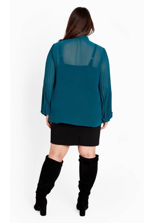 Ivy Pleat Blouse image number 3