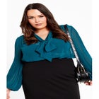 Ivy Pleat Blouse image number null