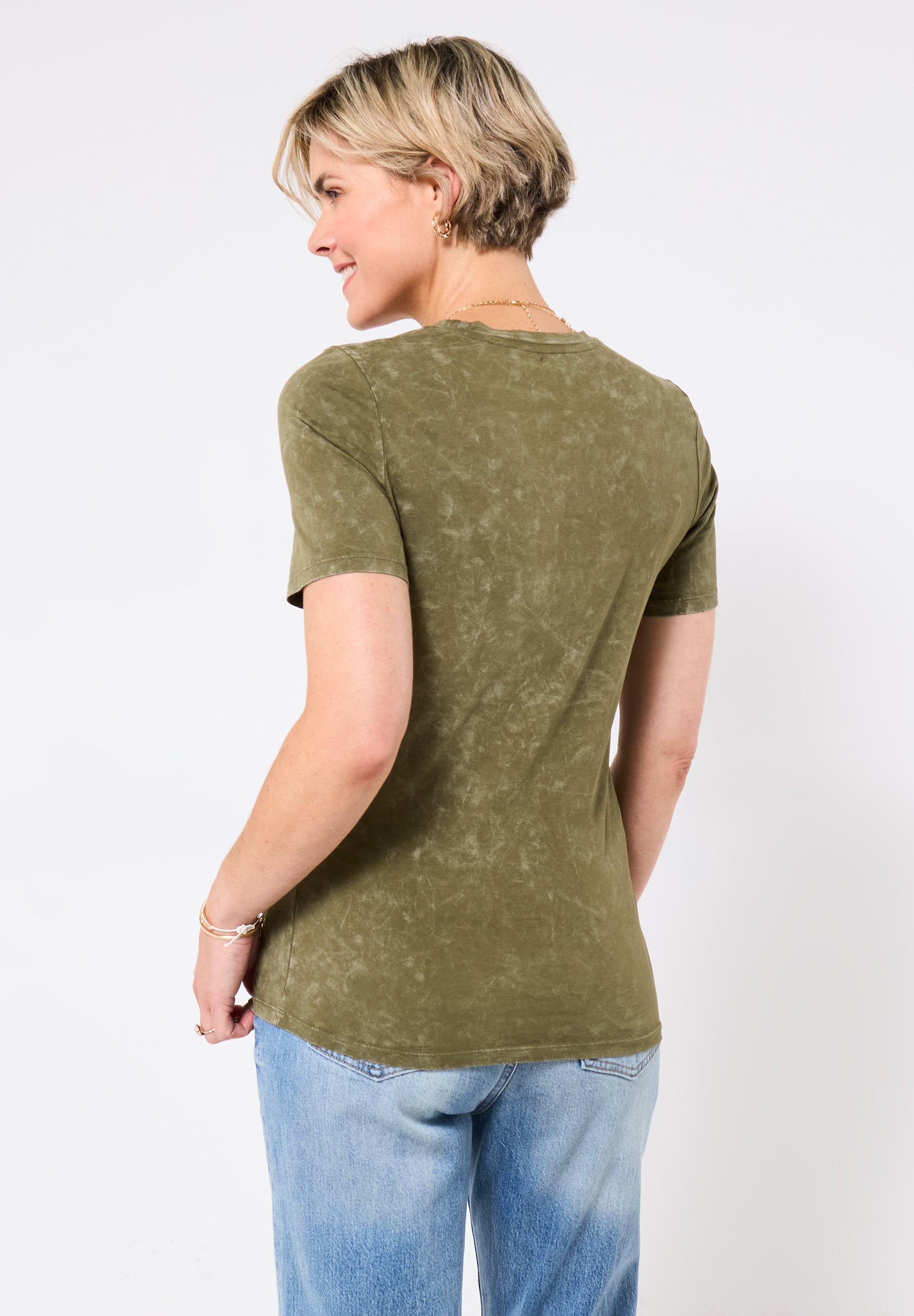 Stretch Cotton Graphic Tee image number 2