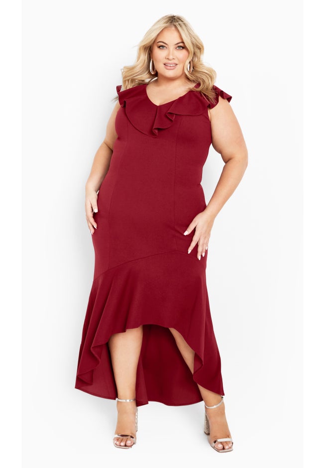 Destiny Ruffle Sleeveless Dress image number null