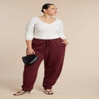 Barrel Leg Sweatpant image number null