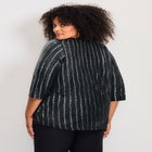 Split-Neck Foil Top image number null