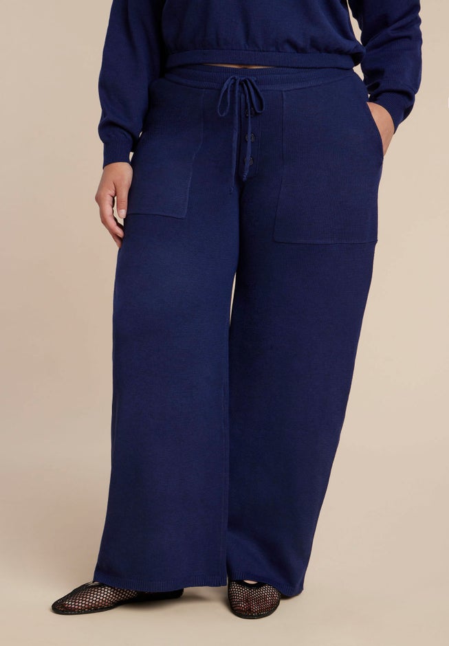 Drawstring Detail Sweater Pant image number 1