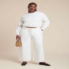 Drawstring Detail Sweater Pant image number null