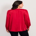 Chain Detail Satin Top image number null