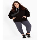 Frill Eggplant Hoodie image number null