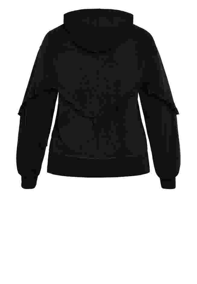 Frill Eggplant Hoodie image number 5