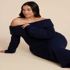 Slouchy Sweater Dress image number null