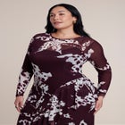 Asym Printed Midi Dress image number 2