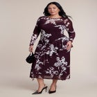 Asym Printed Midi Dress image number 0