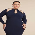 Keyhole Front Maxi Dress image number null