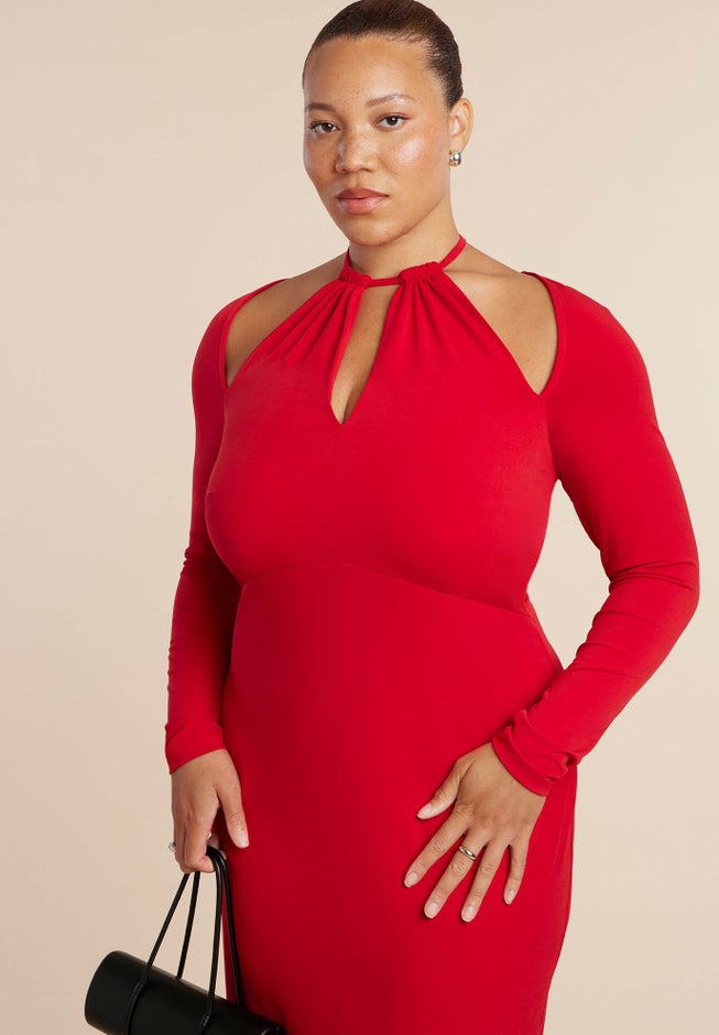 Keyhole Front Maxi Dress image number 2