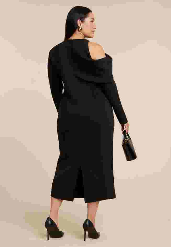 Drape Effect Midi Dress image number 3