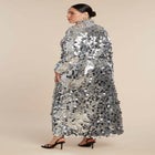 Sequin Shirt Dress image number null