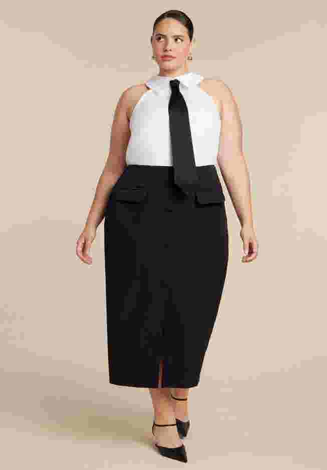 Tie Detail Midi Dress image number 1