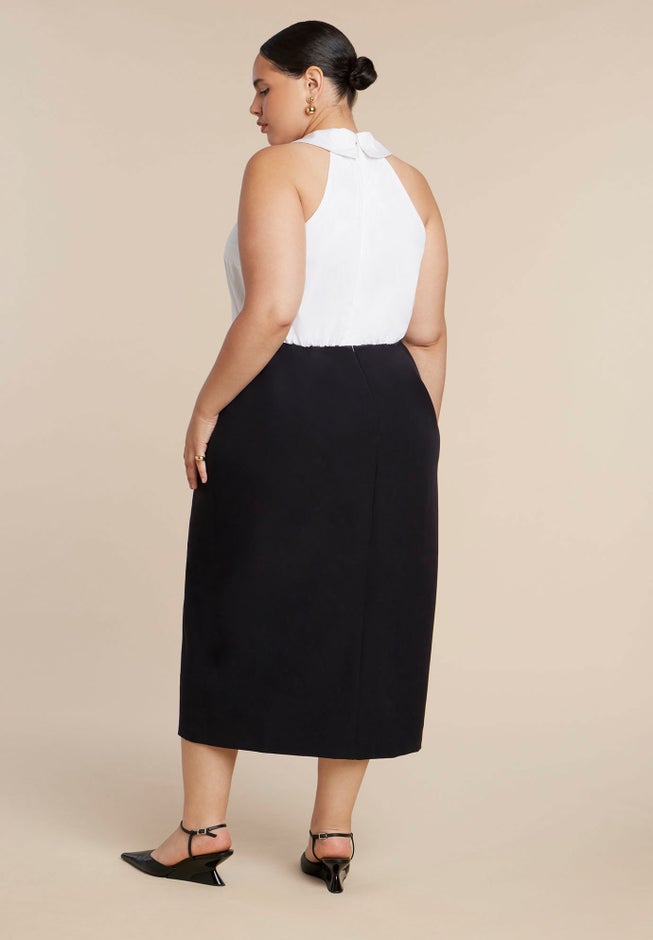 Tie Detail Midi Dress image number 2