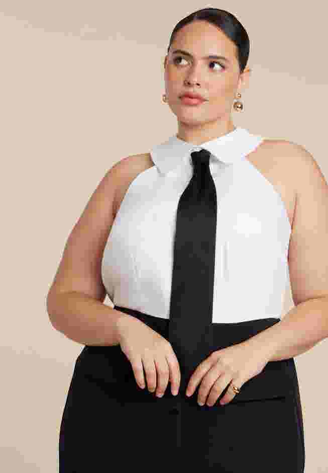 Tie Detail Midi Dress image number 4