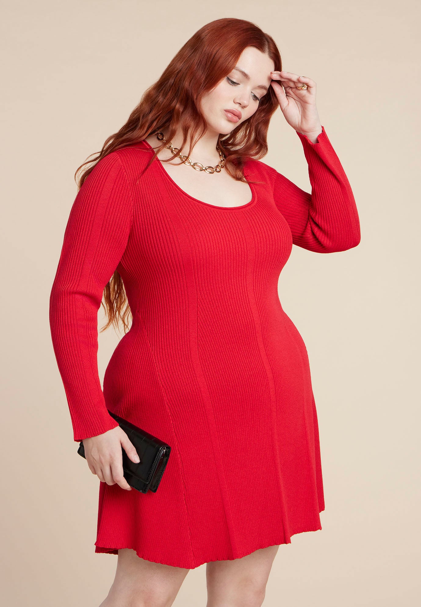 Seam Detail Mini Dress image number 1