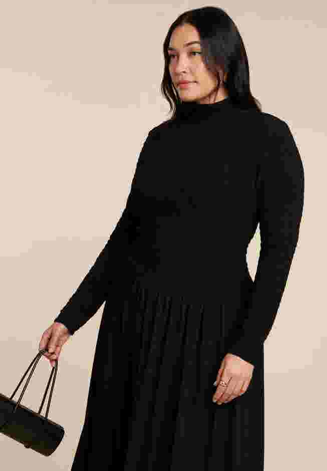 Smocked Midi Dress image number 1