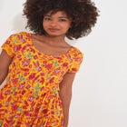 Short Sleeve Flowy Maxi Dress image number 1