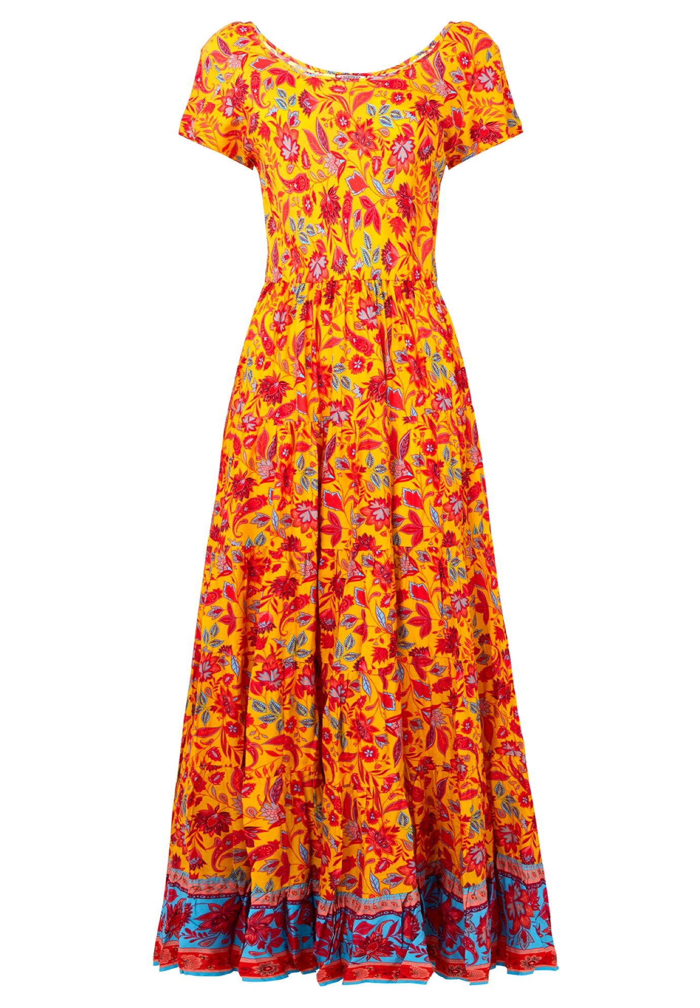 Short Sleeve Flowy Maxi Dress image number 4