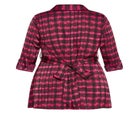 Eva Longline Gold Waist Belt Print Shirt image number null