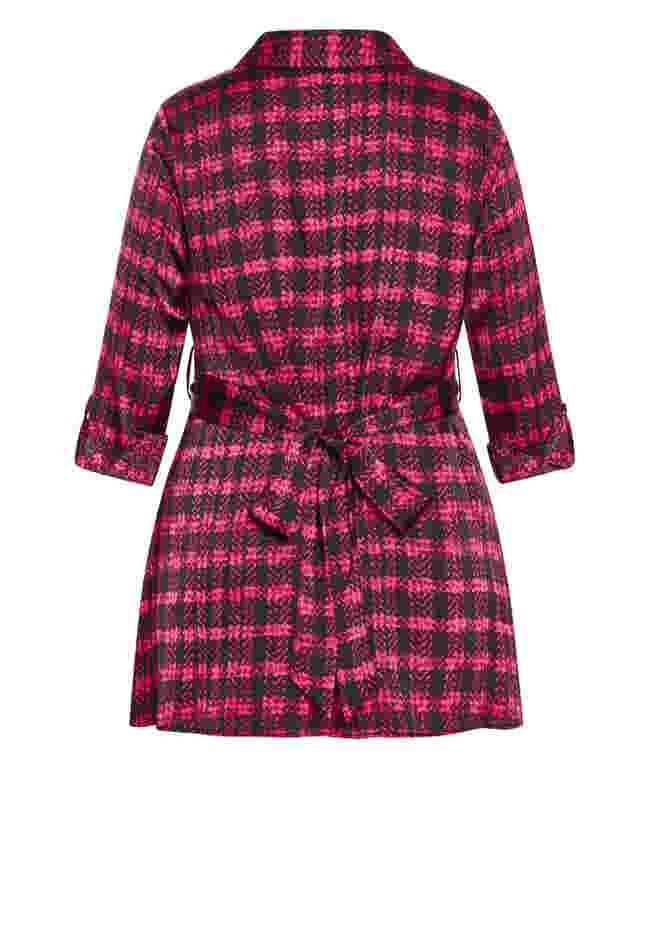 Eva Longline Gold Waist Belt Print Shirt image number 7