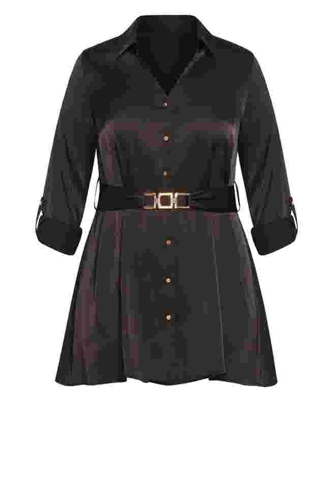 Eva Longline Gold Waist Belt Shirt image number 6