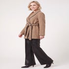 Wrap Jacket With Whipstitch Trim image number 0