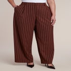 Wide Leg Pinstripe Trouser image number 1