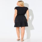 Pack & Go Wrinkle-Resistant V-Neck Short Sleeve Cover Up Dress image number null