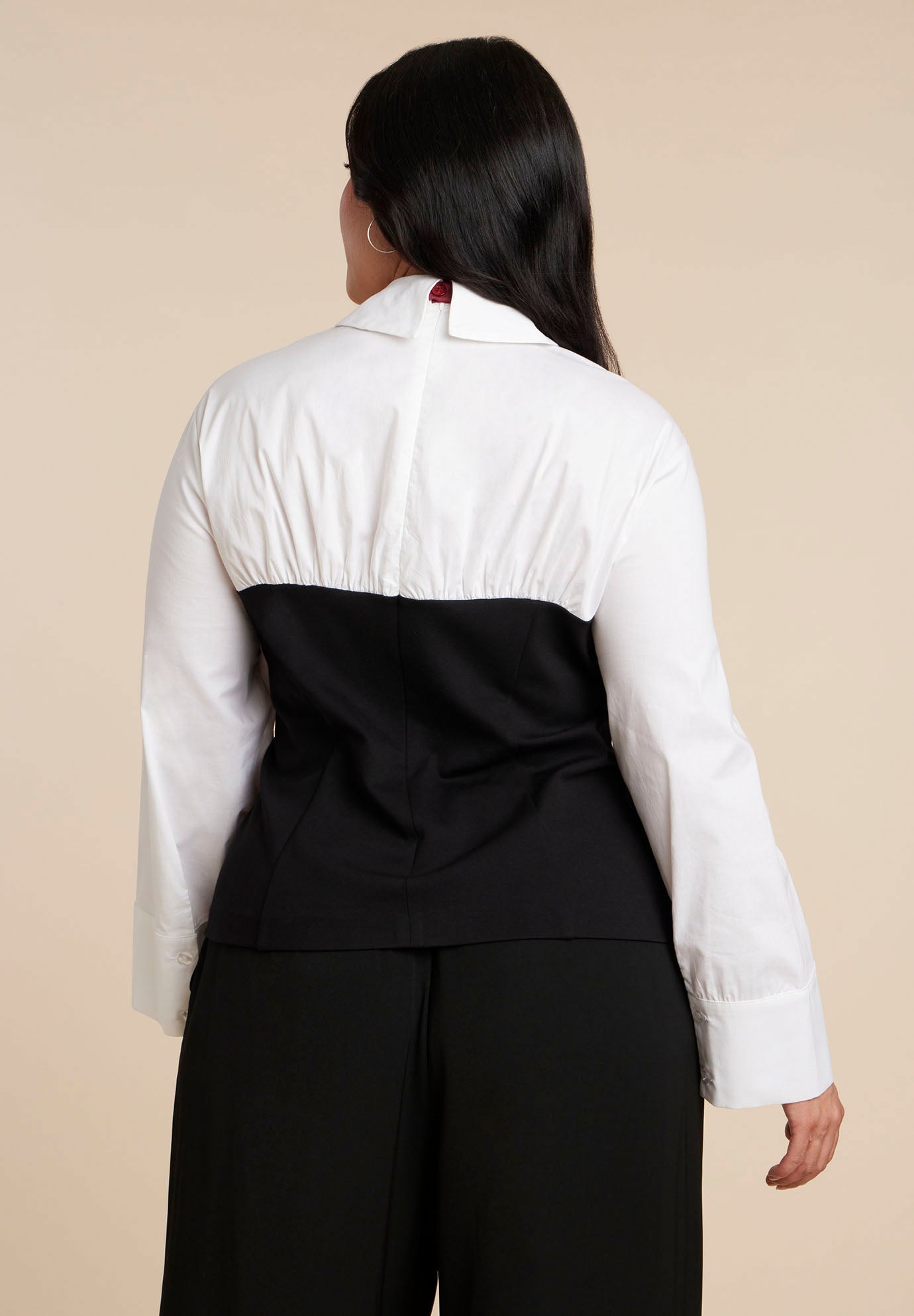 Bustier Button Up Twofer image number 7