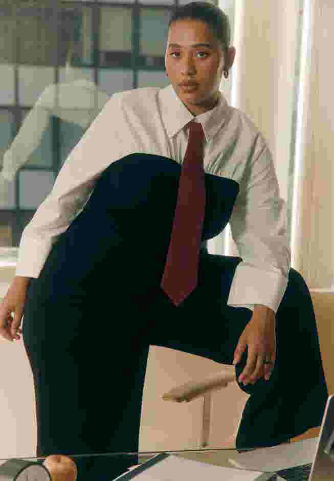 Bustier Button Up Twofer image number 0