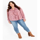 Blake Ruffle Neck Top image number null