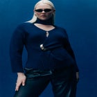 Turtleneck Belted Sweater image number null