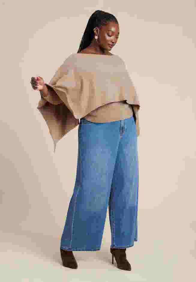 Layered Cape Sweater image number 2