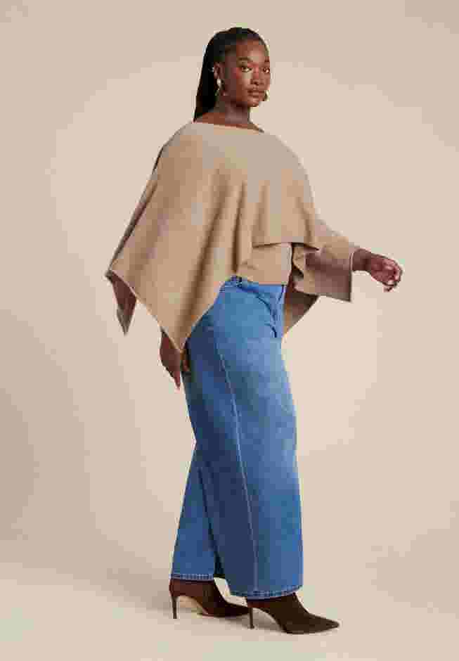 Layered Cape Sweater image number 4