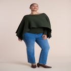 Layered Cape Sweater image number 3