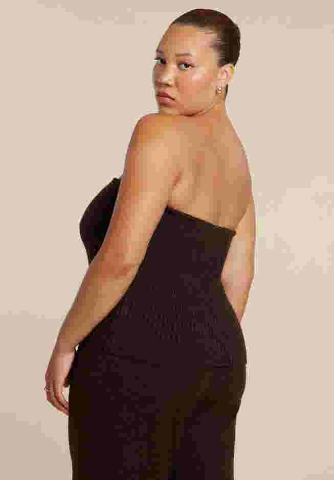 Sweater Ribbed Tube Top image number 2