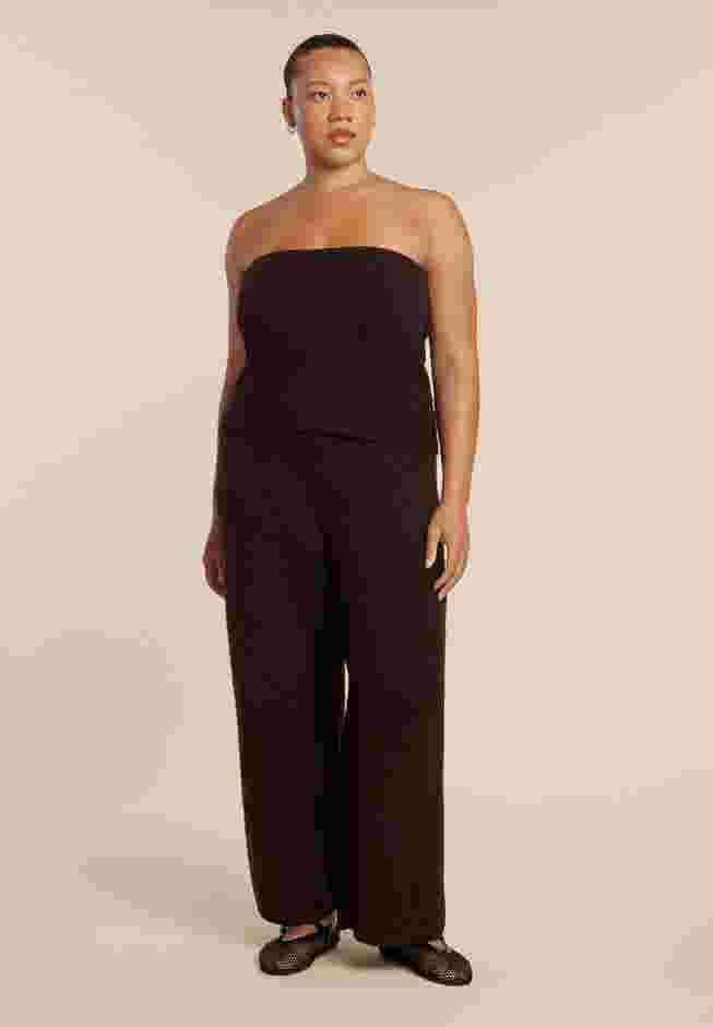 Sweater Ribbed Tube Top image number 4