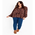 Lucia Tiered Crochet Tassel Top image number null