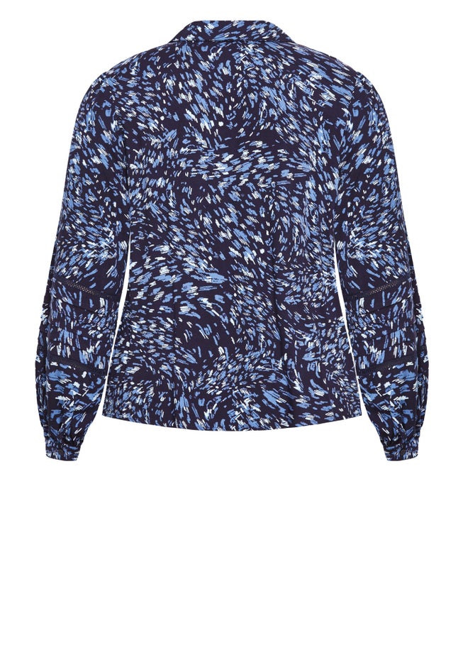 Lucia Tiered Crochet Tassel Top image number 5