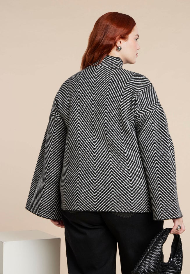 Chevron Intarsia Sweater image number 2