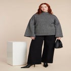 Chevron Intarsia Sweater image number null