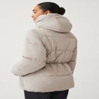Hooded Drawstring Puffer image number 1